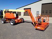 articulated boom lifts rental information