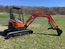mini excavators rental information